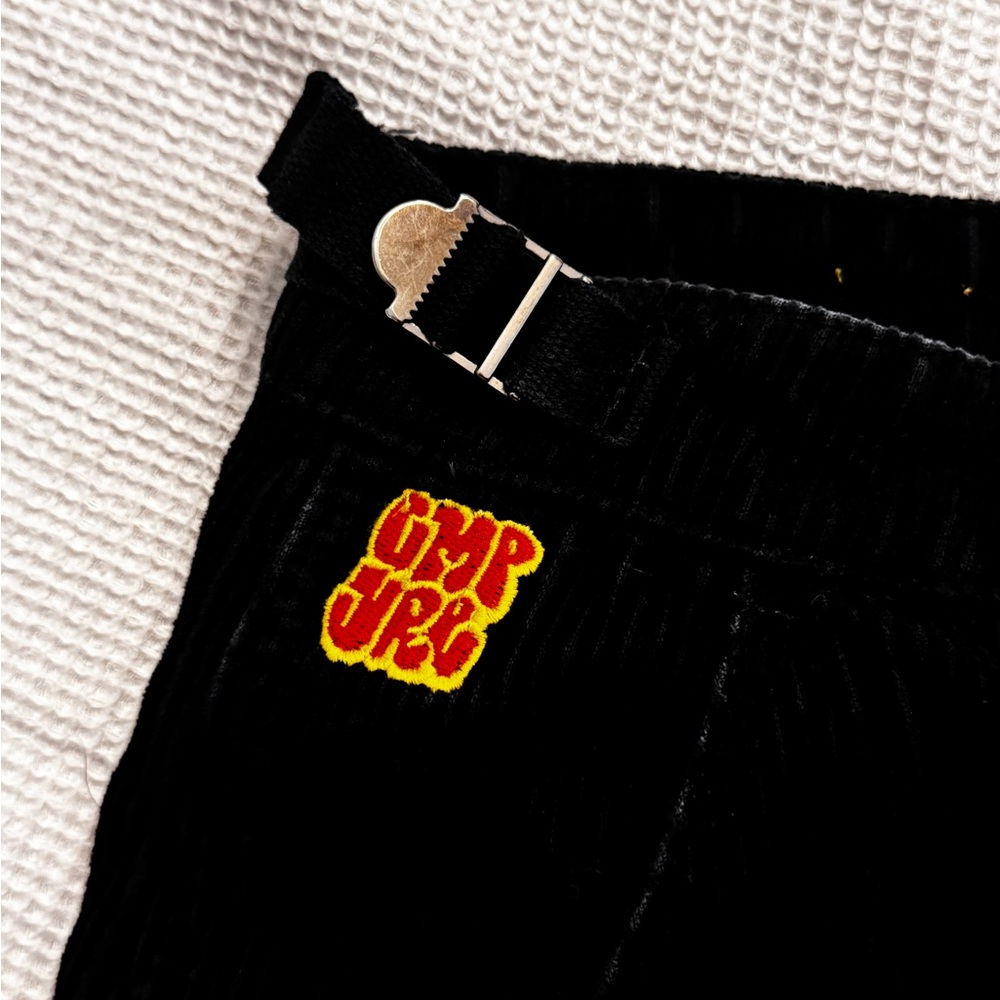 Empyre Black Corduroy Cargo Skate Pants